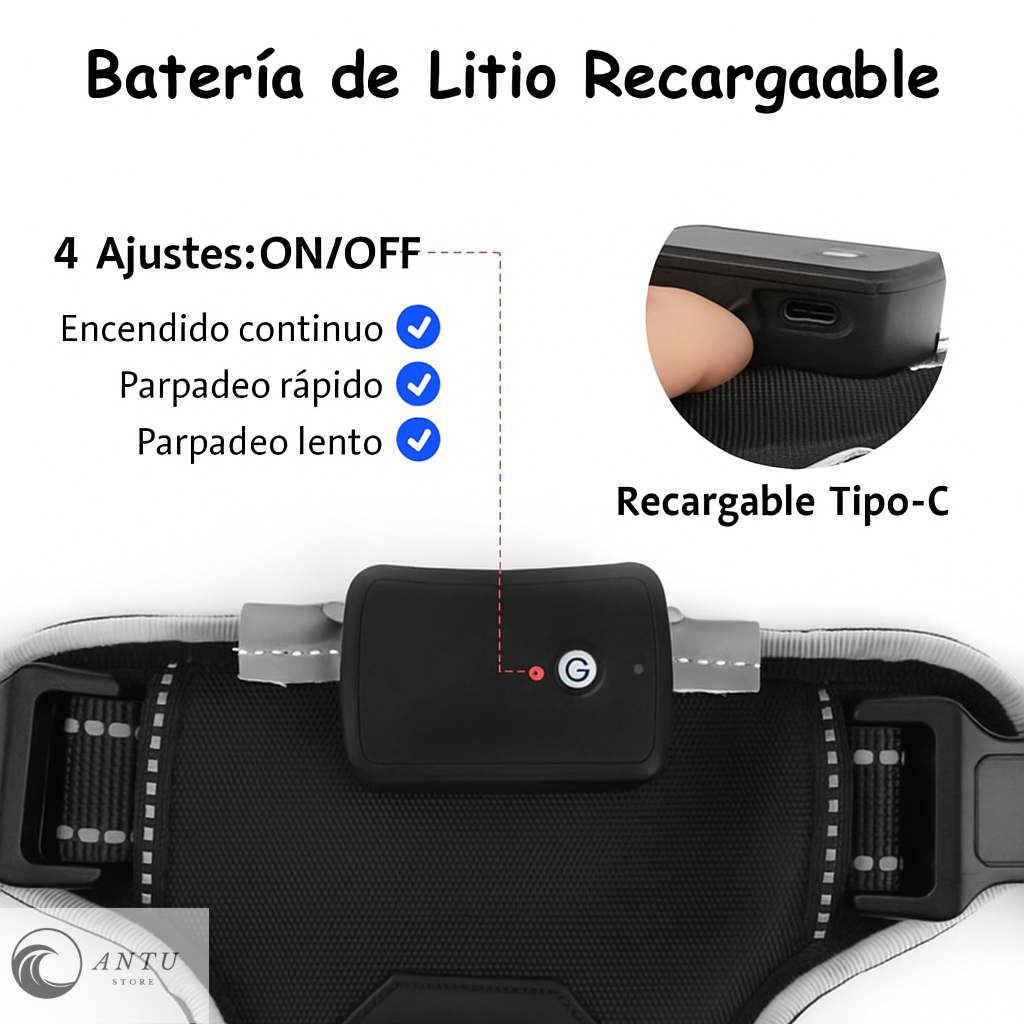 Arnés LED Ergonómico